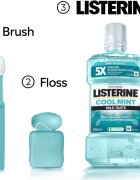 Listerine Cool Mint Mild Taste apă de gură fară alcool aroma Cool Mint 500 ml