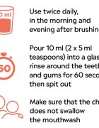 Listerine Smart Rinse Mild Berry apă de gură pentru copii 500 ml