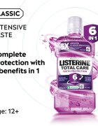 Listerine Total Care Teeth Protection Apa de gura pentru protectia completa a dintilor 6 in 1 Clean Mint 250 ml