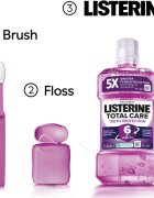 Listerine Total Care Teeth Protection Apa de gura pentru protectia completa a dintilor 6 in 1 Clean Mint 250 ml