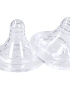 LOLA&LYKKE NaturalFlow tetină pentru biberon Natural Flow 3m+ 2 buc