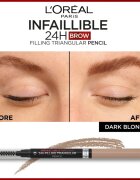 L’Oréal Paris Infaillible 24h Filling Triangular Pencil creion sprâncene precise rezistent la apa culoare Auburn 1 ml