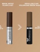 L’Oréal Paris Infaillible Brows gel pentru sprancene culoare 3.0 Brunette 49 ml