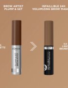 L’Oréal Paris Infaillible Brows gel pentru sprancene culoare 5.0 Light Brunette 49 ml