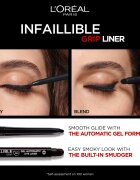 L’Oréal Paris Infaillible Grip 36h Gel Automatic Liner gel pentru linia ochilor cu aplicator culoare 260 Matte Black 0.4 g