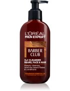 L’Oréal Paris Men Expert Barber Club gel de curățat pentru față barbă și păr 200 ml