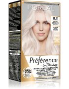 L’Oréal Paris Préférence Le Blonding culoare par pentru decolorarea părului culoare 11.11 Ultra-Light Cool Crystal Blonde 1 buc