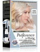 L’Oréal Paris Préférence Le Blonding Toner toner acid neutralizarea subtonurilor de alamă culoare 01 Platinum Ice 1 buc