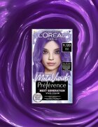 L’Oréal Paris Préférence Meta Vivids vopsea de păr semipermanentă culoare 9.120 Meta Lilac 1 buc