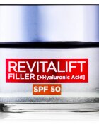 L’Oréal Paris Revitalift Filler crema de zi regeneratoare anti-îmbătrânire SPF 50 50 ml