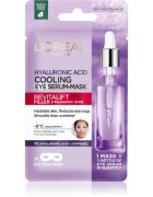 L’Oréal Paris Revitalift Filler Mască textilă cu efect de iluminare și hidratare pentru ochi 11 g