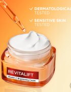 L’Oréal Paris Revitalift Vitamin C cremă pentru revitalizare și iluminare 50 ml