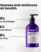 L’Oréal Professionnel Serie Expert Keratin Alpha Sleek șampon pentru un aspect neted al părului 500 ml
