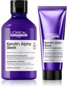 L’Oréal Professionnel Serie Expert Keratin Alpha Sleek set pentru netezirea parului