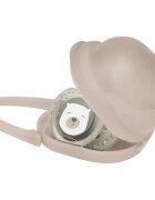LOVI Dummy Case 0+ m cutie pentru suzetă culoare Beige 1 buc