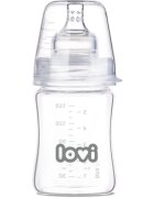 LOVI Glass biberon de sticlă 0m+ 150 ml