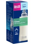 LOVI Glass biberon de sticlă 3m+ 250 ml