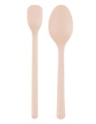 LOVI Set of Spoons linguriță Nude 2 buc