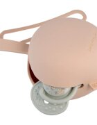 LOVI Silicone Soother Case 0+ m cutie pentru suzetă Nude 1 buc