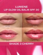 Lumene Lip Glow Oil Balm ulei nuanțator pentru buze SPF 30 culoare 3 Cherry 10 ml