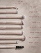 Luvia Cosmetics All Eye Want Nude Aura set de pensule pentru machiajul ochilor