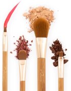 Luvia Cosmetics Bamboo Travel set perii machiaj calatorii