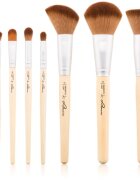 Luvia Cosmetics Bamboo’s Leaf Brush Set set de pensule cu husă