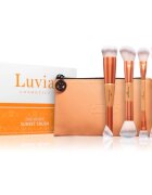 Luvia Cosmetics Duo Voyage set de pensule cu husă Sunset Crush 7 buc
