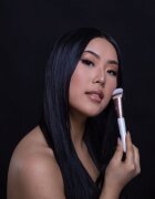 Luvia Cosmetics Elegance Angled Buffer perie multifuncțională faciale 120 1 buc