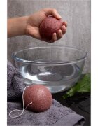 Luvia Cosmetics Konjac Sponge Red Clay burete konjac perfecta pentru curatare 3 buc