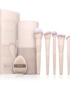 Luvia Cosmetics Nude Aura set de pensule cu husă 11 buc