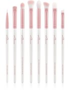 Luvia Cosmetics Prime Vegan All Eye Want set perii machiaj pentru ochi Candy (Pearl White / Rose) 8 buc
