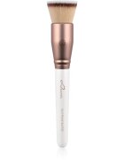 Luvia Cosmetics Prime Vegan Prime Buffer perie conica pentru make-up Pearl White / Metallic Coffee Brown 1 buc
