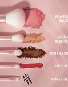 Luvia Cosmetics Travel Set set de pensule cu husă pentru călătorii Candy