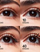 MAC Cosmetics MACStack Mascara Superstack Mega Brush Mini Mascara pentru volum si lungire mini culoare Black 8 ml