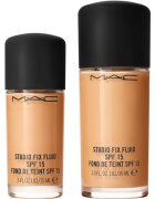 MAC Cosmetics Mini Studio Fix Fluid SPF 15 24HR Matte Foundation + Oil Control machiaj cu efect matifiant SPF 15 culoare NW15 15 ml