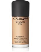 MAC Cosmetics Mini Studio Fix Fluid SPF 15 24HR Matte Foundation + Oil Control machiaj cu efect matifiant SPF 15 culoare NW20 15 ml