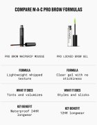 MAC Cosmetics Pro Brow Whipgrip Mousse gel pentru sprancene culoare Thunder 4 g