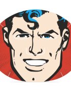 Mad Beauty DC Superman masca pentru celule cu acid hialuronic 25 ml