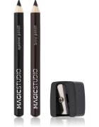 Magic studio Eyeliner Pencil Brow & Sharpener set pentru ochi și sprâncene 0.5 g