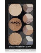 Magic studio Eyeshadow & Bronzer Palette paleta pentru fata multifunctionala 23 g
