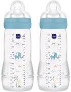 MAM Easy Active™ Baby Bottle biberon pentru copii 4m+ Blue 2x330 ml