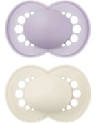 MAM Original 16m+ suzetă Purple/ Beige 2 buc