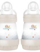 MAM Perfect Star Anti-colic Bottle biberon anticolici 0m+ Beige 2x160 ml