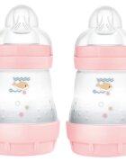 MAM Perfect Star Anti-colic Bottle biberon anticolici 0m+ Pink 2x160 ml