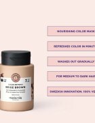 Maria Nila Colour Refresh mască fină de hrănire fără pigmenți permanenți de culoare culoare Beige Brown 7.23 300 ml
