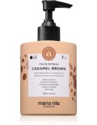 Maria Nila Colour Refresh mască fină de hrănire fără pigmenți permanenți de culoare culoare Caramel Brown 7.35 300 ml