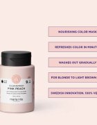 Maria Nila Colour Refresh mască fină de hrănire fără pigmenți permanenți de culoare culoare Pink Peach 9.46 100 ml