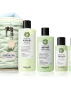 Maria Nila Structure Repair Beauty Bag set cadou pentru păr uscat și deteriorat 4 buc