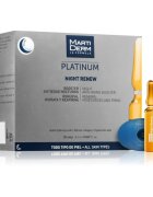 MartiDerm Platinum Night Renew ser de noapte antirid in fiole 30x2 ml